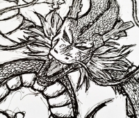 Dessin manga - shenron dragon ball