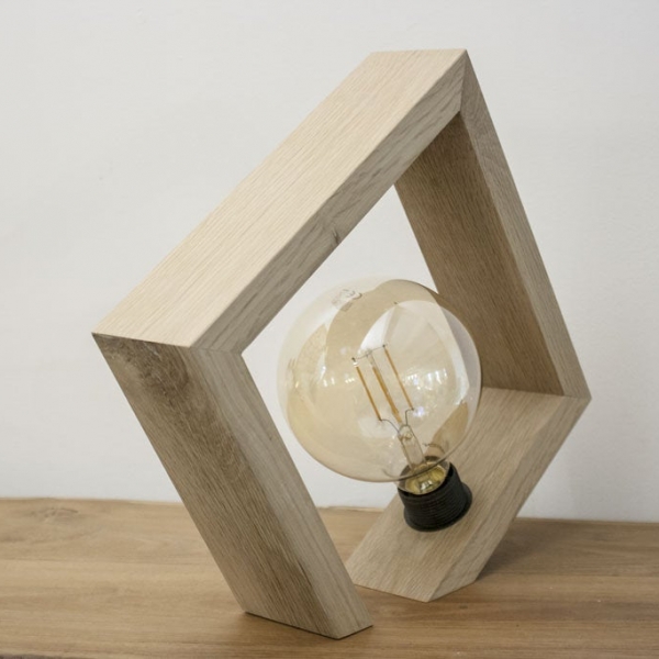 Gradation chronométrée En bois Ornements décoratifs Fusion Cire Lampe  Aromathérapie Lampe de chevet Lampe de table