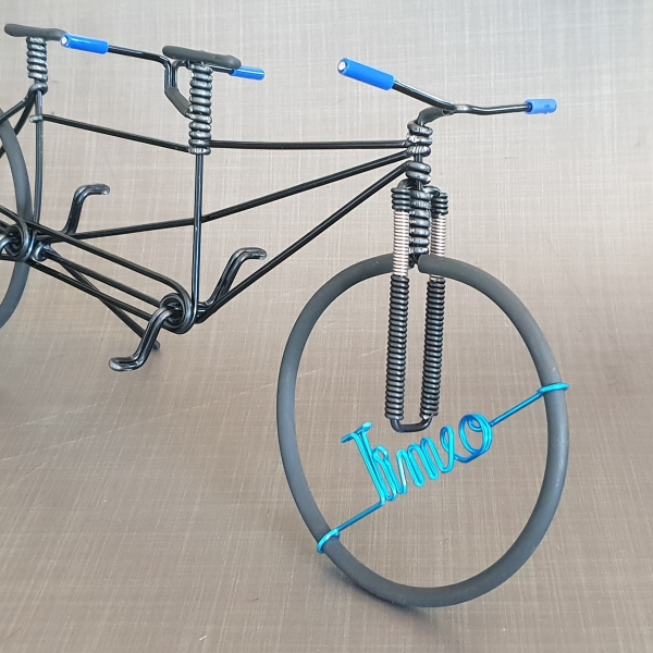 Vélo VTT Miniature en fil aluminium