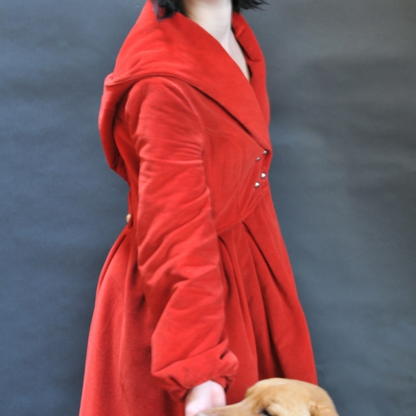 manteau chaperon rouge femme