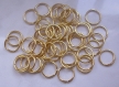 1000 anneaux en métal 4x0.7 mm - doré