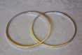 25 bagues anneaux fermées 35 mm - argentée