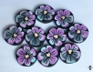 Boutons artisanaux - bouton fimo - 1,5 cm - handmade buttons