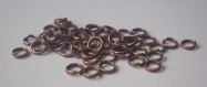 500 anneaux doubles 5 mm couleur cuivre -