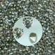 4835 3,5 c ***25 strass swarovski fond conique mini cŒurs 3,5mm crystal f