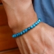 Bracelet de perle en pierre naturelle d apatite 6mm bracelet de lithotherapie bien être bracelets fait main pierre apatite
