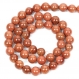 Lots de perles en pierre de soleil naturelle  percées fourniture créative pour bijoux bracelets  8mm lithothérapie