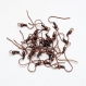 Crohets de boucles d'oreilles en fer / argent platine, or, bronze, cuivre -  par lot de 100/200 unités
