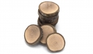 50 rondelles de bois d'olivier pour décoration en bois Ø20~40mm - , non vernis /wooden washers organic olive