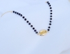 Bracelet femme cauri en métal plaqué-or  chaine chapelet
