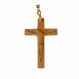 Crucifix en buis. pendentif