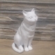 Figurine chat assis
