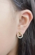 Boucles d’oreilles en nacre cercle or 18k • boucles d’oreilles minimalistes • boucles d’oreilles délicat clous circulaires