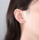 Boucles d'oreilles diamant femme en forme de poire argent 925 cadeaux de demoiselle d’honneur gemolia