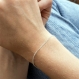 Bracelet double mince simple • bracelet fines double chaine • bracelet minimaliste parfait pour un usage quotidien • bijoux femme gemolia