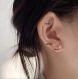 Puces oreilles femme argent 925 boule, boucles d'oreilles argent diamètres 3, 4, 5 mm - bijoux femme gemolia