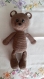 Doudou jouet  ours marron