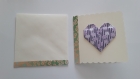 Carte postale et enveloppe  origami a46