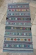 Kilim tapis bleu à la main, laines, tissé à la main, tapis, kilim grand, kilim tapis style vintage 200 cm * 100 cm,