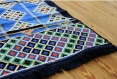 Tapis multicolore du bleu bleu tapis kilim, tapis kilim tapis bleu fin 200 * 135 cm