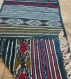 Chemin kilim tapis runner bleu bleu, tapis kilim, fait à la main, laine, tissé à la main, 196 cm * 60 cm