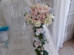 Bouquet de mariée rose et ivoire princesse 