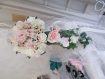 Bouquet de mariée rose et ivoire princesse 