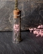 Collier fleurs rose bouteille collier fleurs pendentif fleurs séchées collier de vraies fleurs 