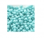 Lot de 200 perles en acrylique bleues clair 6 mm 