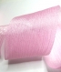 1m organza nacrée pliée ruban coréen large haute qualité rose 60mm 