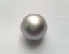 Perle musicale de 16 mm gris métalisé pour bola de grossesse 