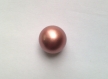 Perle musicale de 16 mm coloris cuivré irisé pour bola de grossesse 