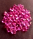 Sachet de 50 gros acrylique cristaux rose de glace pour décoration 