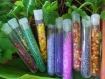 Lot de 10 tubes multicolore perle rocaille mixte 