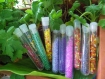 Lot de 10 tubes multicolore perle rocaille mixte 