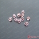 50 perles prismatique 4mm, perles de verre b15738 