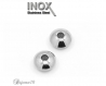 10 perles intercalaires 6x3mm inoxydables soucoupe acier inox lot m01046 