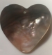 Pendentif en nacre forme coeur x1 45mm 