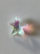 Pendentif étoile en cristal de verre transparent x1 