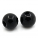 20x perles rondes noires 4mm 