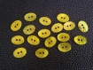 10x boutons en nacre coquillage naturelle doré forme ovale 15mm x 11mm 