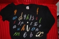 Sweat-shirt enfant imprimé "alphabet' 