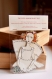 'la mariée' marionnette sur papier