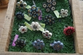 Bague électrique fleur noir multicolore
