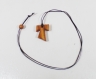 Tau croix en bois d'olivier 1 tau, croix de san francesco d'assise bois d'olivier pendentif collier collier de croix dadò