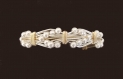Bracelet perles de nacre et fil plaqué argent