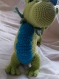 Dragon coton oeko-tex fait main crochet