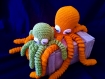 Pieuvre xl doudou coton oeko-tex crochet fait main octopus poulpe