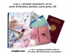 Protège passeport - porte cartes colibri 003