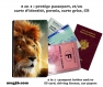 Protège passeport - porte cartes lion 009